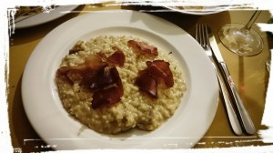 Risotto im Bellavista Café, Mailand, November 2015