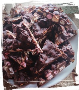 Rocky Roads mit bunten Marshmallows